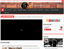 Tablet Screenshot of danceadois.com.br